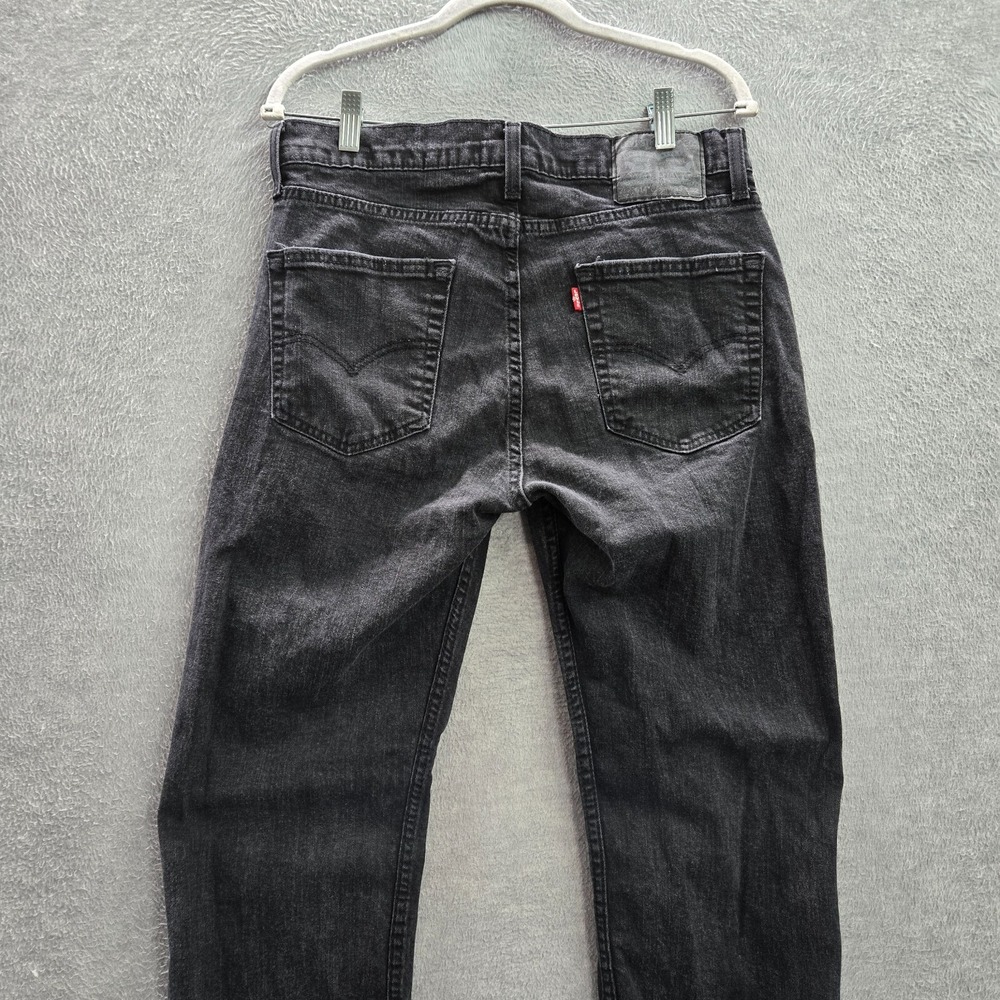 Levi's 514 Men Jeans 33x32 Gray Denim Straight Fit Pockets Mid Rise Cotton Adult - Picture 9 of 14